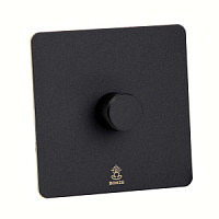 Дизайнерский выключатель диммер Vega Черный песок, BVB1D Bonze диммер проходной