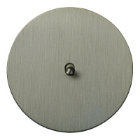 Дизайнерский выключатель проходной круглый, переключатель - капля, EU010101A01 Salvador, одноклавишный