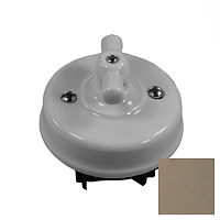 Ретро выключатель Ideal одноклавишный, проходной, крем, R1-SW-17 Retrika