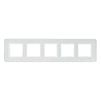 Дизайнерская рамка 5 местная, полярная белизна, 10156189 Berker, серия Q.7
