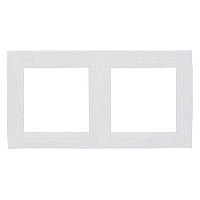 Дизайнерская рамка 2 местная, белый, 1500620-030 Simon, серия 15