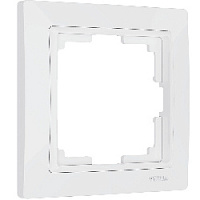 Дизайнерская рамка 1 местная, белый, поликарбонат, W0012001 Werkel