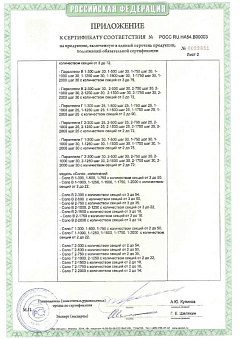 Сертификат производителя