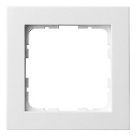 Дизайнерская рамка 1 местная, белый, 81001SCW Wedder, серия R1