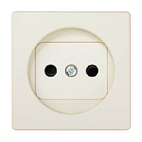 Накладка для розетки без заземления, слоновая кость, 82040-31 Simon, серия 82