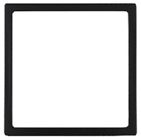 Декоративная рамка 1 местная, антрацит, Б0034593 Эра, серия Elegance