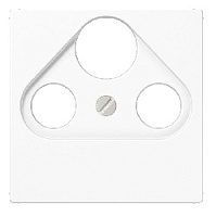 Накладка розетки TV+FM+SAT, белый, 86206WE Wedder