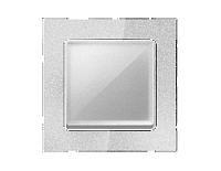 Дизайнерская рамка из оргстекла 1 местная, серебро, AF330401 Ambrella Volt