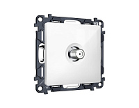 Комплект механизма TV розетки SAT 5-2400MHz 3.5dB , белый глянец, MA113050  Ambrella Volt