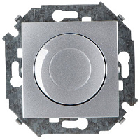 Дизайнерский светорегулятор, 500 Вт, алюминий, 1591311-033, Simon, серия 15