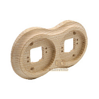 Двойная накладка на бревно D260 мм., ясень, RV2-260 naBrevno, серия Версаль