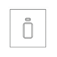 Дизайнерский мастер-выключатель Aura Черный уголь, BABM45A Bonze мастер выключатель проходной