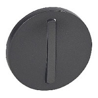 Клавиша для бесшумного выключателя, графит, 065201 Legrand, серия Celiane