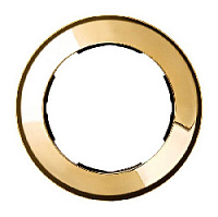 Дизайнерская рамка 1 местная, золото, 88610-36 Simon, серия 88