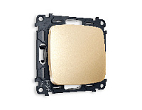 Комплект механизма 1-кл выключателя, шампань, MO601010 Ambrella Volt, одноклавишный