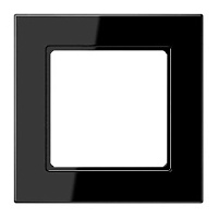 Дизайнерская рамка 1 местная, черный, A5581BFSW Jung, серия A 550