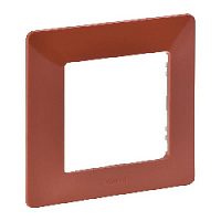 Дизайнерская рамка 1 местная, терракота, 754071 Legrand, серия Valena Life
