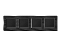 Дизайнерская рамка из металла 4 местная, черный, AF550504 Ambrella Volt