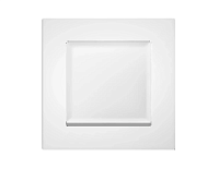 Дизайнерская рамка из термопластика 1 местная, белый матовый, AF220121 Ambrella Volt