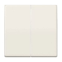 Двойная клавиша выключателя антибактериальная, бежевый, ABAS591-5 Jung, серия AS 500