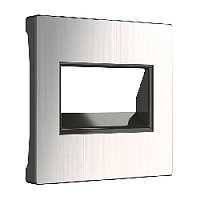 Накладка для розетки 2хRJ-45, глянцевый никель, W1191102 Werkel