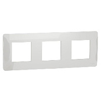 Дизайнерская рамка 3 местная, белый/белый, NU280618 Schneider Electric, серия Unica Studio
