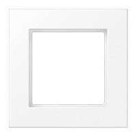 Дизайнерская рамка 1 местная, белый матовый, A5581BFWWM Jung, серия A 550