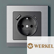 Скрытая электрика Werkel в матовом исполнении