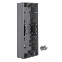 Коробка для наружного монтажа 3 местная, вертикальная, антрацитовый, матовый, 10437006 Berker, серия K.1