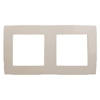 Дизайнерская рамка 2 местная, слоновая кость, Б0014752 Эра, серия 12