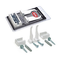 Кронштейн регулируемый (2 шт.) белый, R.Ad.SA01 Rifar