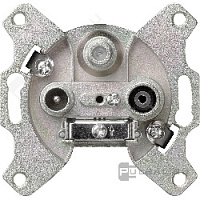 Механизм розетки TV+FM+SAT,  86206-F Wedder, оконечная