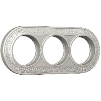 Рамка 3 местная Antik Runda, жемчужный, W0035021 Werkel