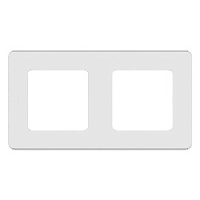 Дизайнерская рамка 2 местная, белый, 673940 Legrand, серия Inspiria