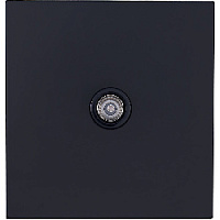 Розетка TV, SJAN13BC14, черный, Salvador