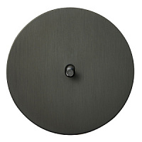 Дизайнерский выключатель проходной круглый, переключатель - цилиндр, EU020102B01 Salvador, одноклавишный