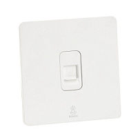 Дизайнерская розетка компьютерная RJ45 кат. 6 Vega Белый лед, BVWIRJ456 Bonze