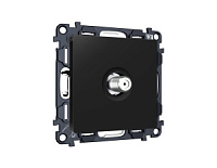 Комплект механизма TV розетки SAT 5-2400MHz 3.5dB , черный матовый, MA813050 Ambrella Volt