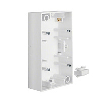 Коробка для наружного монтажа 2 местная, полярная белизна, матовый, 10421909 Berker, серия B.3