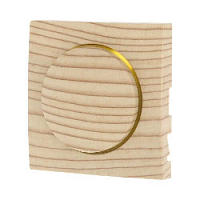 Накладка светорегулятора с желтой индикацией, сосна, 867125-1 LK Studio, серия LK60