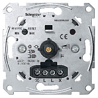 Механизм поворотно-нажимного светорегулятора 400 Вт, MTN5134-0000 Schneider Electric, диммер