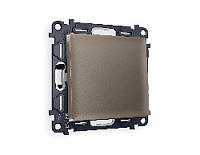 Комплект механизма 1-кл выключателя, темная бронза матовый, MA631010 Ambrella Volt, одноклавишный