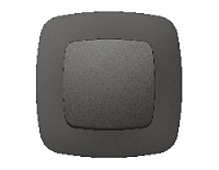 Дизайнерская рамка из термопластика 1 местная, антрацит серый, OF140651 Ambrella Volt