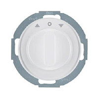 Поворотный выключатель жалюзи, полярная белизна, 38112189 Berker, одноклавишный