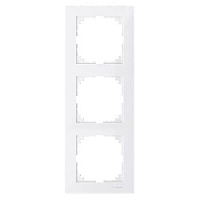 Дизайнерская рамка 3 местная, полярно-белый, MTN4030-3619 Schneider Electric, серия Merten System M-Pure