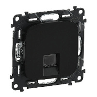 Дизайнерская розетка телефонная RJ-11, антрацит, 753948 Legrand, серия Valena Allure