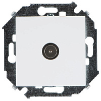 Дизайнерская розетка TV, белый, 1591475-030 Simon, одиночная, серия 15