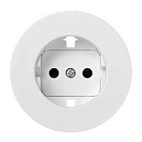 Накладка для розетки с заземлением, белый, 88041-60 Simon, серия 88