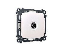 Комплект механизма TV розетки оконечной 50-870 MHz 1dB, жемчуг, MO213010 Ambrella Volt