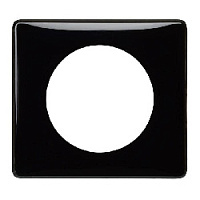 Дизайнерская рамка 1 местная, черный глянец, 066681 Legrand, серия Celiane